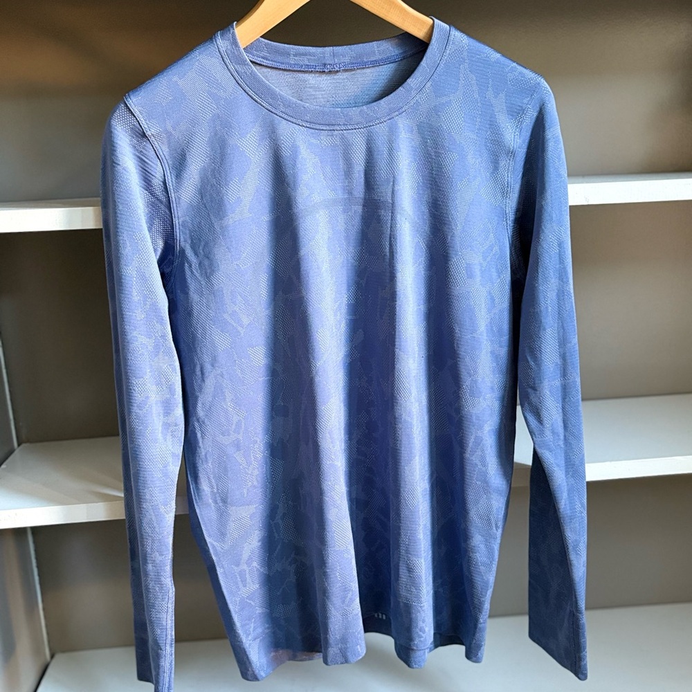Lululemon Swiftly Relaxed Fit Long Sleeve Mosaic Multiply Water Drop Print 6